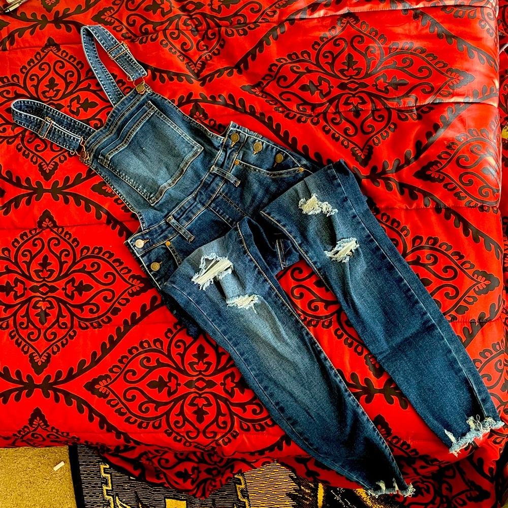 Celebrity Pink Overalls *Worn 1x